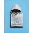thumbnail image 3 of Brooklyn Living The Dream Hoodie Men -Image by Shutterstock, Male 3X-Large, 3 of 4