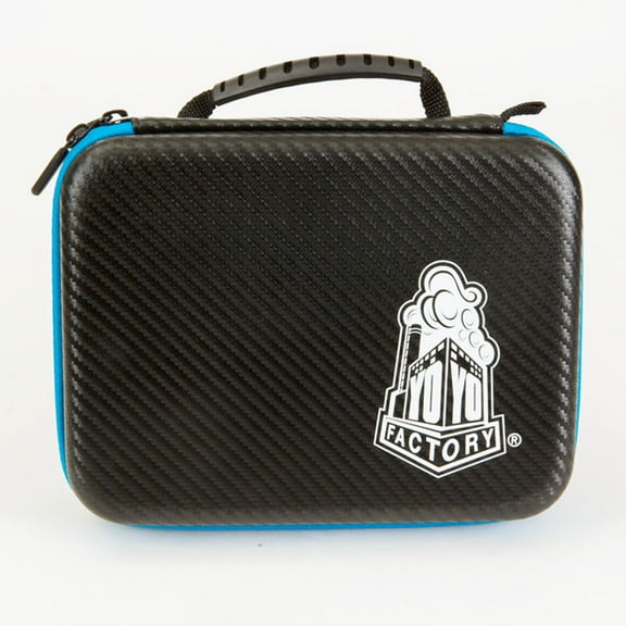 YoYoFactory Structured Yo-Yo Case - Holds 6 YoYo's and Parts! (Black Blue)