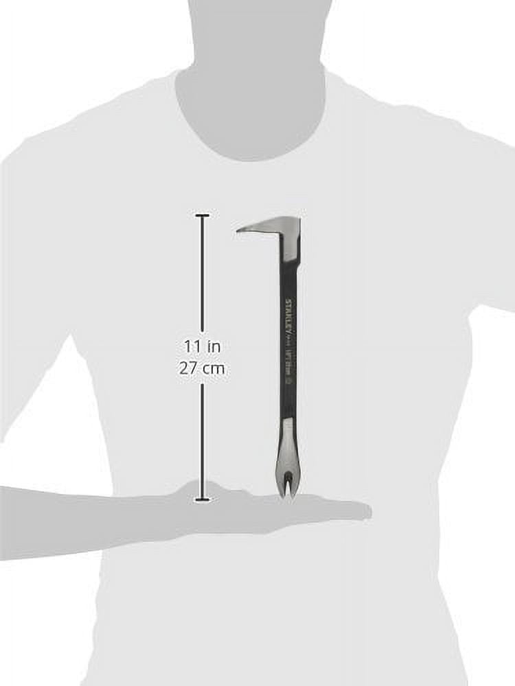 Stanley 10", Nail Puller, Heat Treated Steel, Black, 55-114