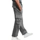 thumbnail image 4 of Pantalones largos para hombre, pantalones casuales de cintura alta con cordón y múltiples bolsillos, pantalones largos para hombre, 4 of 6