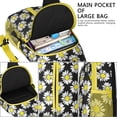 thumbnail image 4 of Floral Crossbody Sling Backpack for Womens Causal Sling Bag with Adjustable Shoulder Straps for Travel Hiking Chest Bag Daypack Anti-theft Purse, 4 of 6