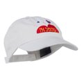 thumbnail image 5 of I am Yours Heart Embroidered Cap - White OSFM, 5 of 5