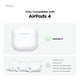 thumbnail image 2 of Funda Elago Clear compatible con AirPods de cuarta generación con mosquetón, 2 of 9