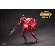 Zhongdong Toys 10th Anniversary 7 Inches Iron Man MK50 Action Figure Deluxe Collector Model