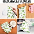 thumbnail image 7 of Kitchen Towels Funny Frogs & Lilies Pattern Cleaning Towel Absorbent Hand Towels Tea Towels for Home Restaurant Dish Clean 28" x 18", 6PCS, 7 of 7