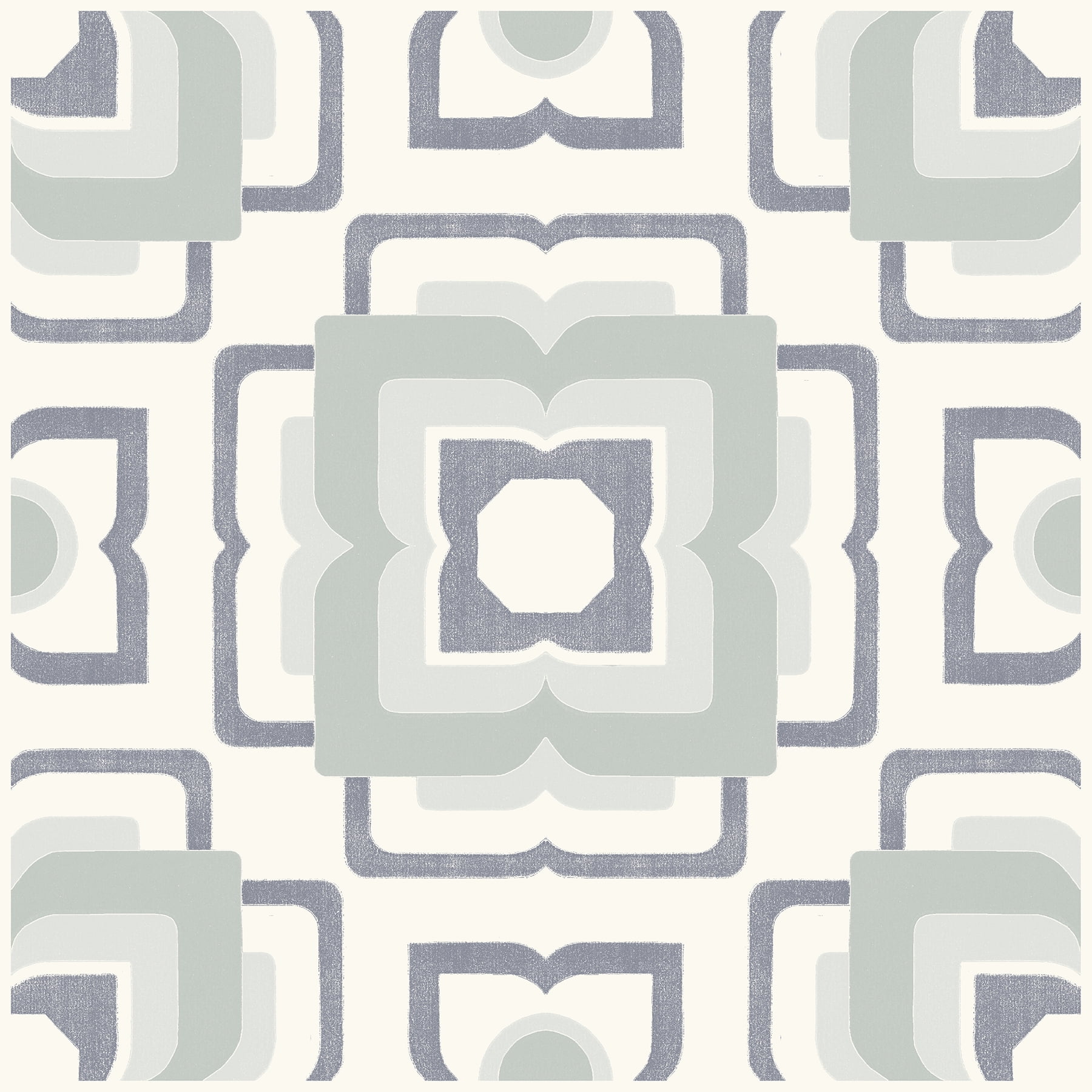 FloorPops 12in by 12 Teal Posey Peel & Stick Floor Tiles