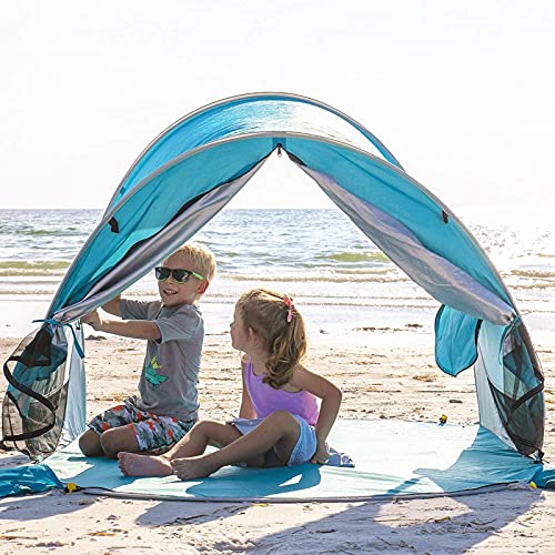 Easy Pop Up 3-4 Person Beach Tent Sport 