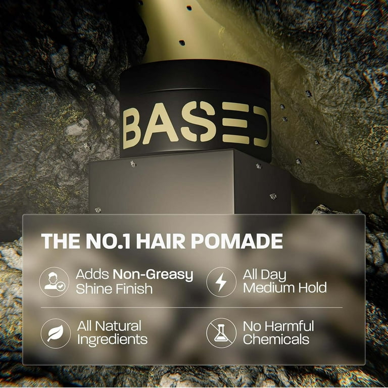 Based Bodyworks Hair Clay For Men Quality Hair With Medium Hold Natural Shine & Fragrance Easy To Apply & Great For All Hair Types Hydrating And Nourishing Pomade 2.5 Oz