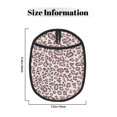 thumbnail image 2 of Multi-Functional Oven Silicone Pot Pad 7.5×9.4in Anti-Slip Heat-Insulating Pad Baking Gloves Heat-Resistant Cotton Layer 2pcs Leopard Skin Print Style Pink_2, 2 of 7