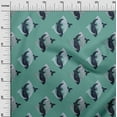 thumbnail image 2 of oneOone Cotton Cambric Fabric Fish Block Print Fabric BTY 56 Inch Wide, 2 of 4