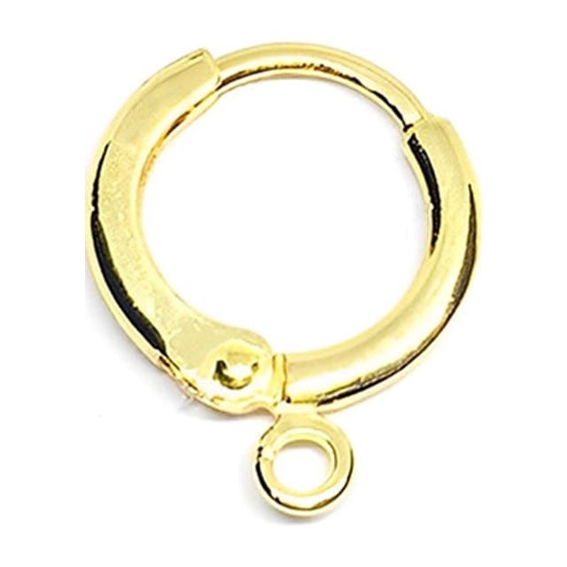 fastboy Copper Earring Finding Clasp Pendant Dangling Earrings Components Hook Jewelry Handmade Accessory for Professional 18K Gold