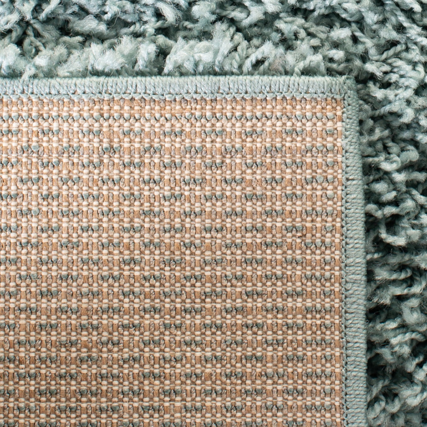 Safavieh Athens Talia Solid Shag Runner Rug, Seafoam, 2'3" x 8'