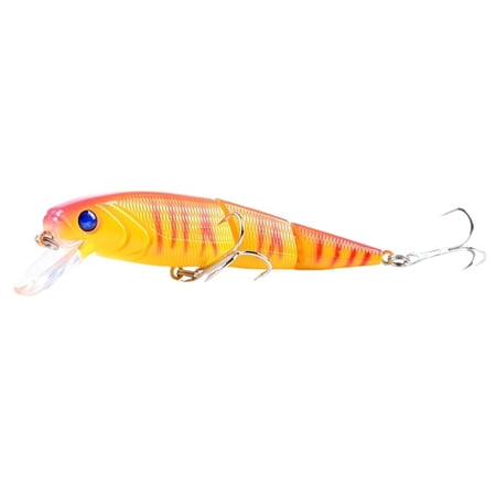 WINDLAND Multi Jointed Swimbaits Fishing Tackle Artificial Hard Baits Swimming Lure 10.5cm 3 Segment Fishing Lure with Hook