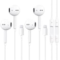 thumbnail image 1 of Auriculares para iPhone, paquete de 2 auriculares con cable con micrófono incorporado y control de volumen, compatibles con iPhone 14/13/12/11 Pro Max/Xs Max/XR/X/7/8 Plus, 1 of 5