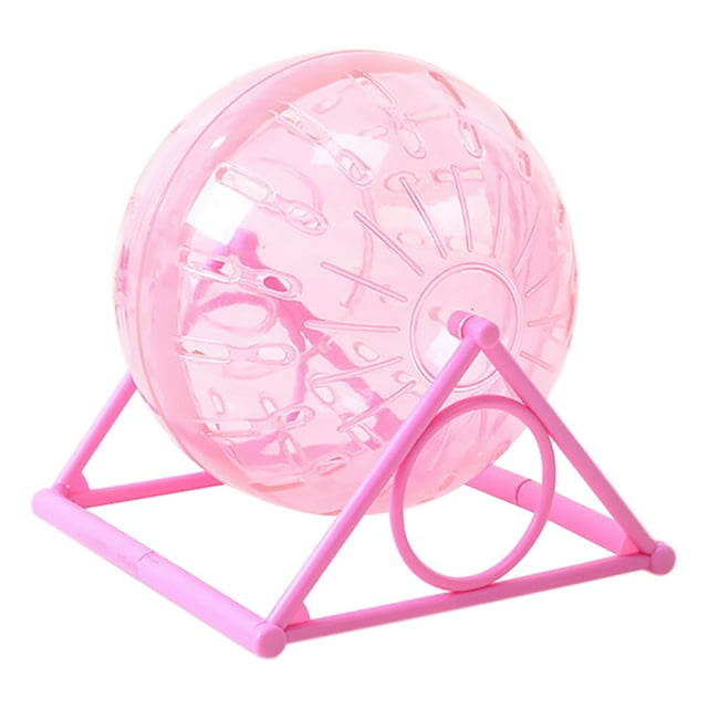 Hamster Ball Plastic Silent Hamster Running Ball Animal Exercise Ball with Stand