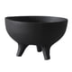 thumbnail image 5 of Maceta de cerámica con trípode, bandeja Ding, adorno de mesa, maceta decorativa hecha a mano para decorar la entrada, multifuncional Negro 17x10cm, 5 of 9
