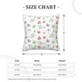 thumbnail image 4 of Square Throw Pillow Covers with Core, Beautiful Butterflies Dragonfly Pillows for Sofa Beds, 20"x20", 4 of 9