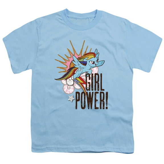 My Little Pony TV Girl Power S/S Youth 18/1 T-Shirt Light Blue