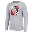 thumbnail image 2 of Men's Starter Heather Gray Ottawa Senators Shield Long Sleeve Graphic T-Shirt, 2 of 3