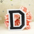 thumbnail image 7 of English Alphabet Letter A-Z Embroidered Sew Iron On Patch Badge DIY Applique, 7 of 7