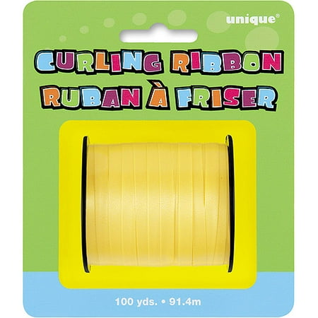 10k Yellow Gold Ribbon - (2 pack) Curling Ribbon, Yellow, 100 yd