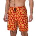thumbnail image 2 of Balery A Big Hot Dog Mens Swim Trunks Swim Shorts for Men Quick Dry Inseam Beach Shorts with Compression Liner Pocket-Medium, 2 of 9