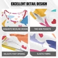 thumbnail image 4 of Shark Heart Pattern Summer Pajama Set Soft Cotton Short Sleeve Sleepwear 2PCS Pajama Sets Breathable Lounge Set Size 14Y, 4 of 7