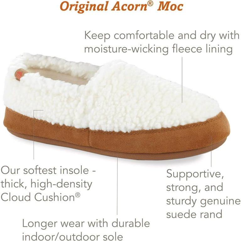 Acorn men's moc hotsell with premium memory foam