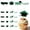 G, variant on Clearance Under $2.76! 16 Pack Graduation Cupcake Toppers, Glitter Grad Cap Cake Picks - Party Decor for Celebrations (E, One Size)