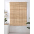 thumbnail image 2 of Sheer Curtains 63 Inch Length, Brown Wood Grain Semi Sheer Curtains Light Filtering Window Treatment, Retro Western Farmhouse Wooden Board Privacy Voile Drapes for Living Room Bedroom 52x63 Inch, 2 of 7