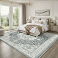 thumbnail image 6 of CHITOOMA 5'x7' Area Rugs for Living Room, Washable Rugs Vintage Soft Living Room Rug for Bedroom Dining Room Dorm Office with Non-Slip Backing, Stain Resistant Non-Shed Carpet, 6 of 9