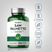 Saw Palmetto 450mg | 250 Capsules | Extract Supplement | by Piping Rock