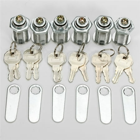 6pcs Ms403 30 Replacement Desk Drawer Lock Keys Cam Cabinet Box