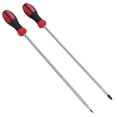 thumbnail image 4 of Extra Long reach Screwdrivers Pozi + Flat Headed PZ2 + 6.5mm 400mm Long 2pc, 4 of 6