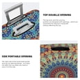 thumbnail image 5 of Kdxio Round Mandala Pattern Luggage Cover for Travel,Elastic and Durable,Fits 18-32 Inch,Anti-Scratch Suitcase Protector, 5 of 9