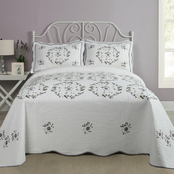 Modern Heirloom Collection Gwen Cotton Filled Bedspread
