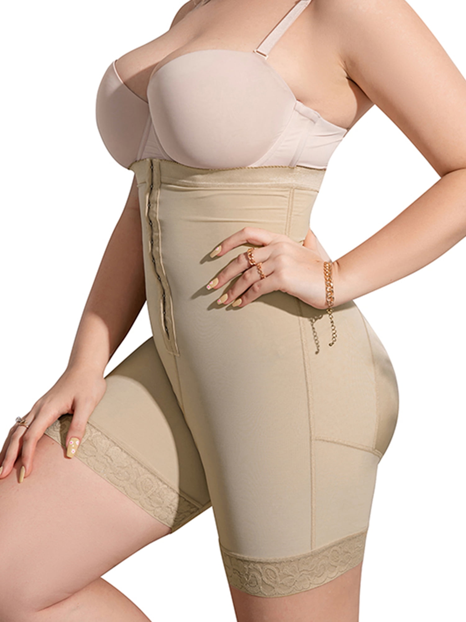 DODOING Thigh Slimmer Shapewear Tummy Control for Women Seamless High Waist Butt Lifter Shaper Shorts 