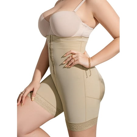 

DODOING Butt Lifter Shapewear Tummy Control Panties Body Shaper for Women Thigh Slimmer Firm Control Shapewear Boyshorts