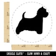 thumbnail image 2 of Westie West Highland White Terrier Dog Solid Self-Inking Rubber Stamp Ink Stamper - Purple Ink - Small 3/4 Inch, 2 of 7
