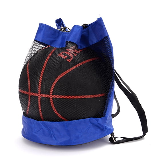 LULULION 2Pcs Sports Ball Bag Shoulder Strap Mesh Net Backpack Waterproof Oxford Cloth
