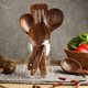 thumbnail image 2 of Juego de Utensilios de Cocina Cuchara de Madera Herramienta de Cocina para Sartén Antiadherente Cucharas de Cocina de Madera y Vajilla de Madera Barriles, 2 of 5