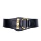 thumbnail image 2 of Vintage Golden Buckle Waist Belts Pure-Color Leather Clothes Belt for Women Girl Female, 2 of 5