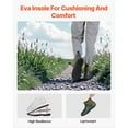 thumbnail image 3 of KFFKFF Women's Waterproof Ankle Boots, Non-Slip Rubber Rain Shoes, Lightweight and Durable Neoprene Design, Ideal for Gardening, Farming, and Outdoor Work, Size 10 US, 3 of 8