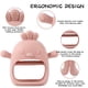 thumbnail image 5 of 1 paquete de juguetes de dentición de silicona para bebés de más de 3 meses, juguetes para masticar sin BPA para necesidades de succión, formas fáciles de agarrar con textura suave para la exploración, 5 of 5