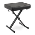 thumbnail image 1 of Pyle Adjustable Keyboard/Piano Bench, Padded X Style Bench, Foldable Collapsible Musician Stool with Non-Slip Rubber Fee, 1 of 8