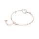 thumbnail image 4 of Pulsera rígida Swarovski Hyperbola para mujer, tono oro rosa, 4 of 9