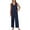 142-Dark blue, variant on HSHMT Suits for Women 2 Piece Two Piece Linen Sets For Women Pants Casual Outfit Sleeveless Crop Tank Wide Leg Pants Sets Matching Loungewear