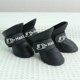 thumbnail image 3 of Zapatos de lluvia antideslizantes para perros y gatos, botas de goma para perros y gatos, cubierta para pies de mascotas, calcetines impermeables para cachorros, perros pequeños y medianos, 4 piezas, 3 of 4