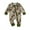 Dark Green Cow, variant on Infant Baby Boys Jumpsuit 3M 6M 12M Long Sleeve Cow/Horse Print Zipped Autumn Newborn Romper Clothes