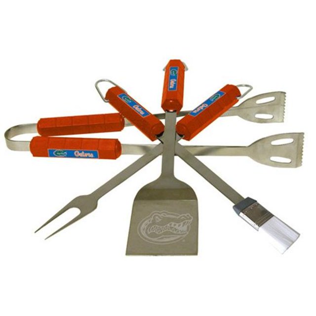 Bsi Products 61009 4 Pc Bbq Set - Florida Gators